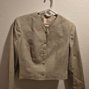 Pendleton Tan Button-Up Blazer